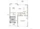 First floor layout featuring a study, great room, kitchen, dining area, garage, and covered porch and patio at 24777 E 40Th Ave, Aurora, CO 80019
