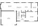 Layout of the ground floor of the home shows the kitchen, Gathering room, dining room, and living room areas at 1808 Riverview Dr, Berthoud, CO 80513