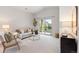 Bright living room with a sliding glass door leading to a balcony and neutral decor at 11364 Xavier Dr # 205, Westminster, CO 80031