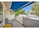 Private balcony with chair and fall flowers at 9200 E Cherry Creek South Dr # 10, Denver, CO 80231