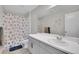 Clean bathroom with a shower/tub combo and vanity at 27891 E 7Th Ave, Aurora, CO 80018