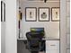 Well-lit office space featuring built-in shelves, a comfortable ergonomic chair, and natural light at 1435 Wazee St # 504, Denver, CO 80202