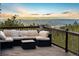 Relaxing deck area featuring comfortable outdoor seating and breathtaking panoramic views at 9001 Eastridge Rd, Golden, CO 80403