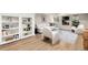 Stylish living room with built-in bookshelves and comfortable seating area at 165 N High St, Denver, CO 80218