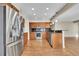 Modern kitchen featuring stainless steel appliances and granite countertops at 9008 W 101St Ave, Broomfield, CO 80021
