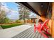 Inviting patio with comfortable seating and a view of the lush backyard at 9380 W 51St Ave, Arvada, CO 80002
