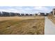 Community greenspace featuring walking path, playground, and convenient access to homes at 13734 Ash Cir, Brighton, CO 80602