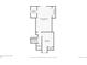 Floor plan showcasing the primary bedroom, bathroom, second bedroom, and closets at 2426 S Acoma St, Denver, CO 80223