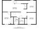 Detailed basement floor plan showing two bedrooms, bathroom, walk-in closet and storage area with dimensions at 3778 S Hooker St, Englewood, CO 80110
