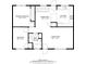 Detailed floor plan showcasing the layout of the primary bedroom, kitchen, and living room in a well-designed space at 3778 S Hooker St, Englewood, CO 80110