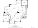 Floor plan detailing the layout of the home including the kitchen, living room, and bedrooms at 1007 Thorncreek Ct, Thornton, CO 80241