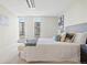 Comfortable bedroom features a cozy bed, soft textures, and views of the cityscape at 3131 E Alameda Ave # 803, Denver, CO 80209