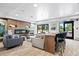 A comfortable clubhouse with a fireplace, ample seating, and an exit to the outside at 3131 E Alameda Ave # 803, Denver, CO 80209