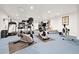 Well-equipped gym featuring modern cardio machines and free weights for a complete workout at 3131 E Alameda Ave # 803, Denver, CO 80209
