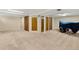 Large finished basement with plush carpet and closet storage for flexible living space at 430 S Potomac Cir, Aurora, CO 80012