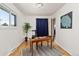 Office with hardwood floors, neutral walls, and a window at 430 S Potomac Cir, Aurora, CO 80012