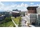 Aerial view of the Denver Art Museum complex with blue skies at 215 E 11Th Ave # D5, Denver, CO 80203