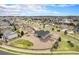 Overhead view of home highlighting the big backyard and fenced perimeter at 23440 E Rockinghorse Pkwy, Aurora, CO 80016