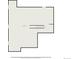 Floorplan of the basement with dimensions noted at 23440 E Rockinghorse Pkwy, Aurora, CO 80016