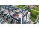 Modern townhouse with roof top deck, outdoor seating, garden boxes, and unobstructed neighborhood views at 5125 W 29Th Ave # 1, Denver, CO 80212