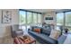 Cozy living room features a comfortable sofa, large windows, stylish decor, and natural light at 5125 W 29Th Ave # 1, Denver, CO 80212