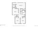 Second-floor layout featuring bedrooms, bathrooms, closets and a utility area at 22150 E Berry Pl, Aurora, CO 80015