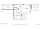 Detailed floor plan showcasing the layout of a home with kitchen, living, dining, bedrooms, and garage at 836 S Vance St # D, Lakewood, CO 80226