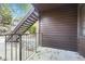 View of a private porch with staircase leading up to other units at 836 S Vance St # D, Lakewood, CO 80226