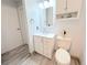 Stylish bathroom with a well-lit vanity, adding elegance and functionality to the space at 4760 S Wadsworth Blvd # F105, Littleton, CO 80123