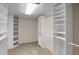 Walk-in closet with custom shelving and ample storage space at 8951 Greenwich St, Highlands Ranch, CO 80130
