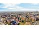 Breathtaking aerial view of the University of Denver campus, with mountain views in the background at 2397 E Iliff Ave, Denver, CO 80210