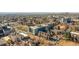 Urban living at its finest, with this aerial view of the neighborhood surrounding the property at 2397 E Iliff Ave, Denver, CO 80210