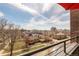 Great distant city view from this apartment's deck at 2397 E Iliff Ave, Denver, CO 80210