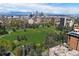 Aerial view of park and Denver skyline at 1313 N Williams St # 703, Denver, CO 80218