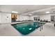 Indoor pool with seating area at 1313 N Williams St # 703, Denver, CO 80218