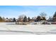 Community playground and gazebo in snowy landscape at 4626 S Dillon Ct # B, Aurora, CO 80015