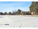Community area with snow-covered ground and a volleyball net at 4626 S Dillon Ct # B, Aurora, CO 80015