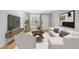 Bright living room featuring modern furniture, neutral decor, and ample natural light at 6005 W 39Th Ave # 6005, Wheat Ridge, CO 80033
