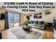 Cozy living room with a sliding glass door and view of the backyard at 8051 Wolff St # I, Westminster, CO 80031
