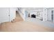 Finished basement offering versatile living space with a staircase and multiple rooms at 346 Elm St, Denver, CO 80220
