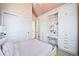 Bright bedroom with custom built-in storage and a cozy work space at 346 Elm St, Denver, CO 80220