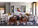 Elegant living room featuring comfortable seating, stylish decor, and plenty of natural light at 346 Elm St, Denver, CO 80220