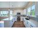 Modern kitchen featuring white cabinets, stainless steel appliances and fixtures, and ample counter space at 8500 W 62Nd Ave # D, Arvada, CO 80004