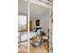 Bright bedroom with natural light, light colored walls and wood accents at 1050 N Corona St # 312, Denver, CO 80218