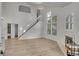 Vaulted ceilings and hardwood floors in the living room at 11127 Alcott St # A, Denver, CO 80234