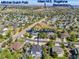 An aerial view showcases a neighborhood near Mitchel Gulch Park, Mesa M.S. and Flagstone Elementary in a convenient location at 6258 Lancaster Ave, Castle Rock, CO 80104