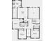 Second-story floorplan highlights primary suite with bath, bedrooms, and laundry at 16634 W 93Rd Way, Arvada, CO 80007