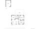 Floor plan showcasing the layout of the home, including the kitchen, bedrooms, and patio at 745 S Utica St, Denver, CO 80219