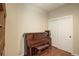 Bedroom featuring a piano and closet space at 8255 E 150Th Pl, Thornton, CO 80602