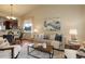 Open-concept living room with a dining area and lots of natural light at 8255 E 150Th Pl, Thornton, CO 80602